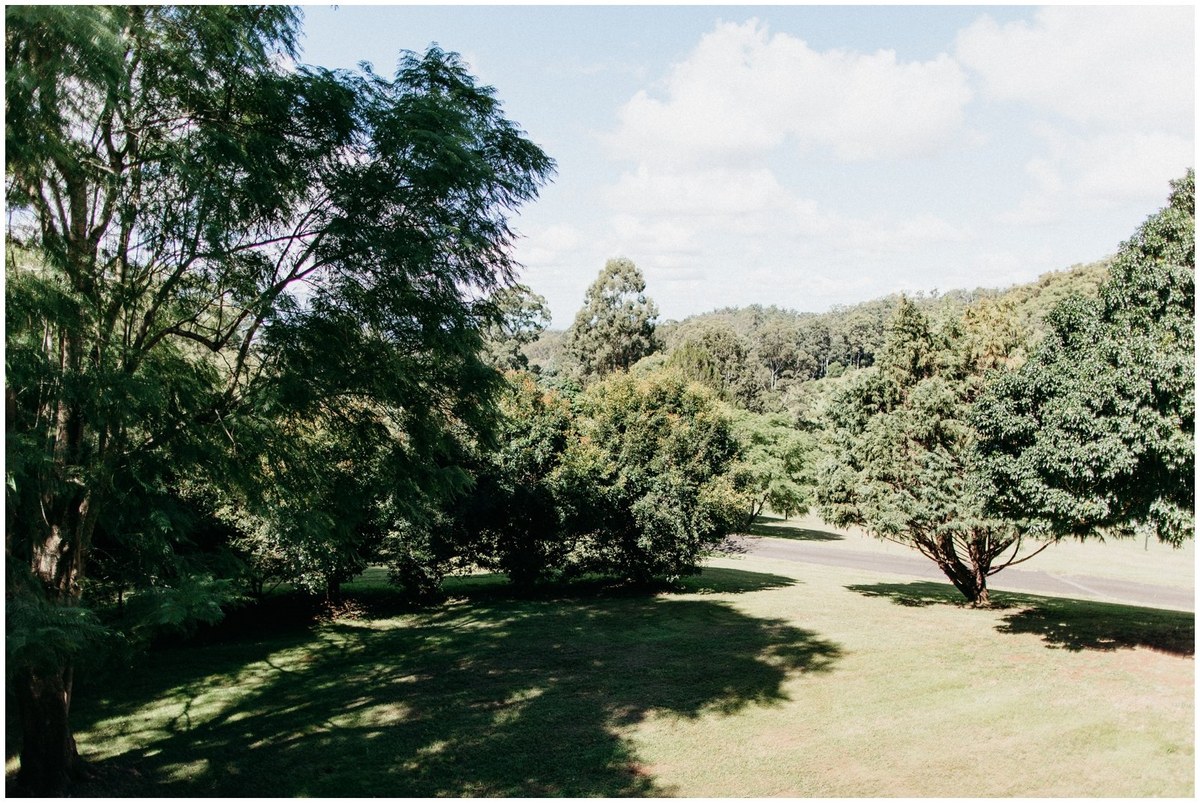 The Woods Ravensbourne grounds — Joshua Mikhaiel, documentary wedding photographer A green valley and wooded lawn at The Woods Ravensbourne. Photograph by documentary wedding photographer Joshua Mikhaiel.