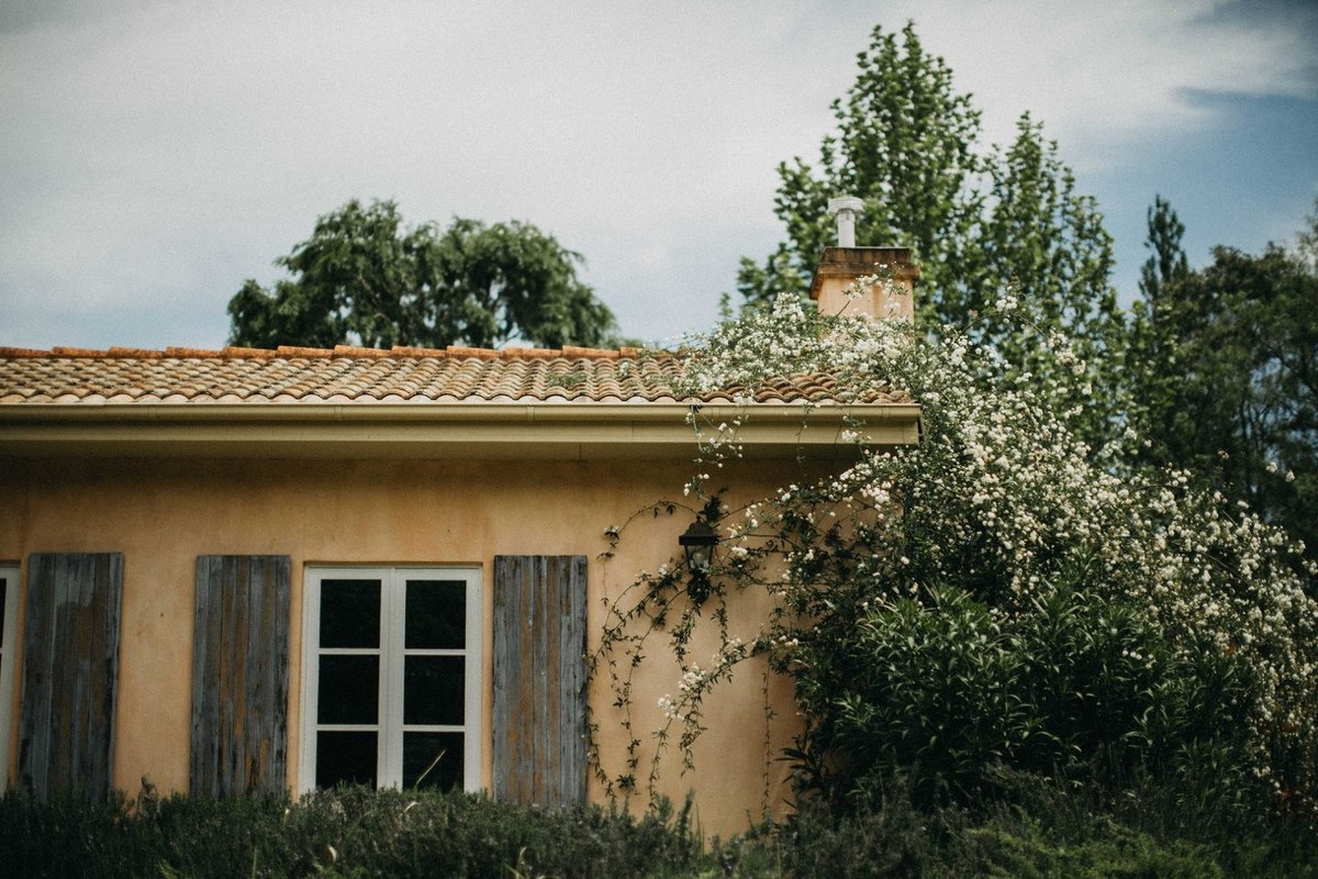 Cottage at Redleaf — Joshua Mikhaiel, documentary wedding photographer A cottage with timber shutters stands among the trees. Photograph by documentary wedding photographer Joshua Mikhaiel.