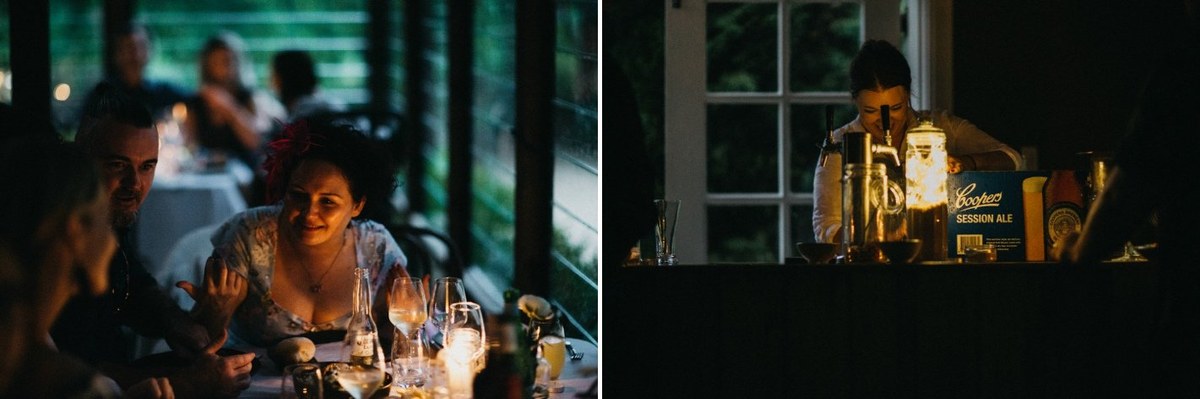 Rainy evening at Redleaf Wollombi — Joshua Mikhaiel, documentary wedding photographer Rain falls over the lawn and water beyond the homestead. Photograph by documentary wedding photographer Joshua Mikhaiel.